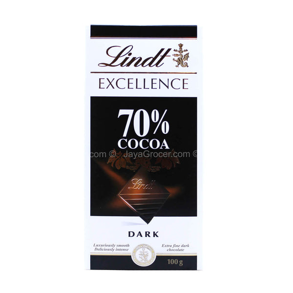 Lindt Excellence Dark 70% Cocoa Chocolate Bar 100g (highest price)