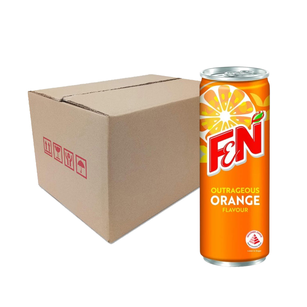 F&N Orange Soft Drink Can 325ml