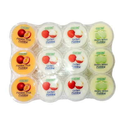 Cocon Nata Decoco Pudding Lychee Flavour 80g x 12