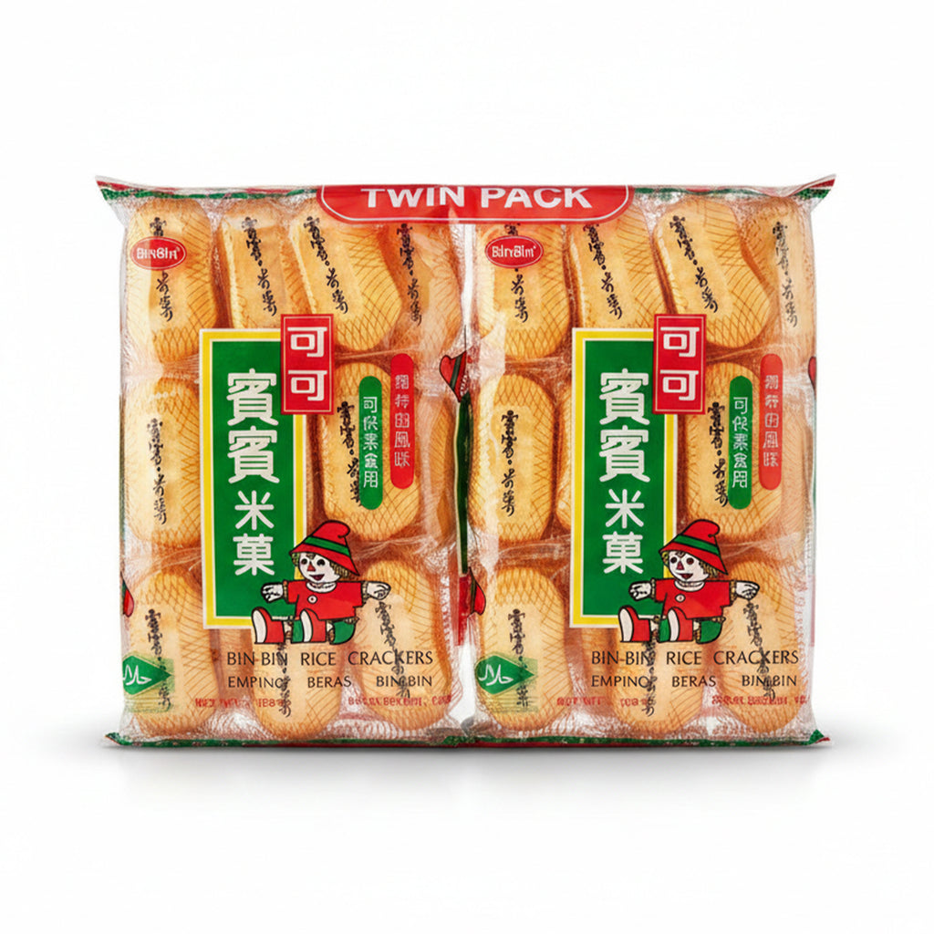 Bin Bin Rice Crackers Twin Pack 300g