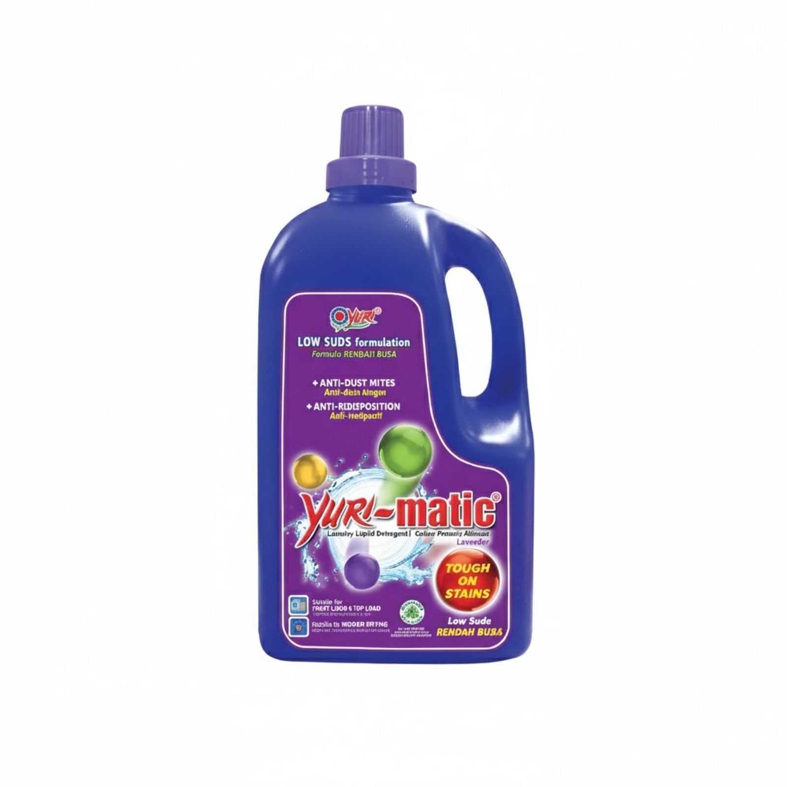 Yuri Matic Liquid Detergent Low Suds 2.8kg