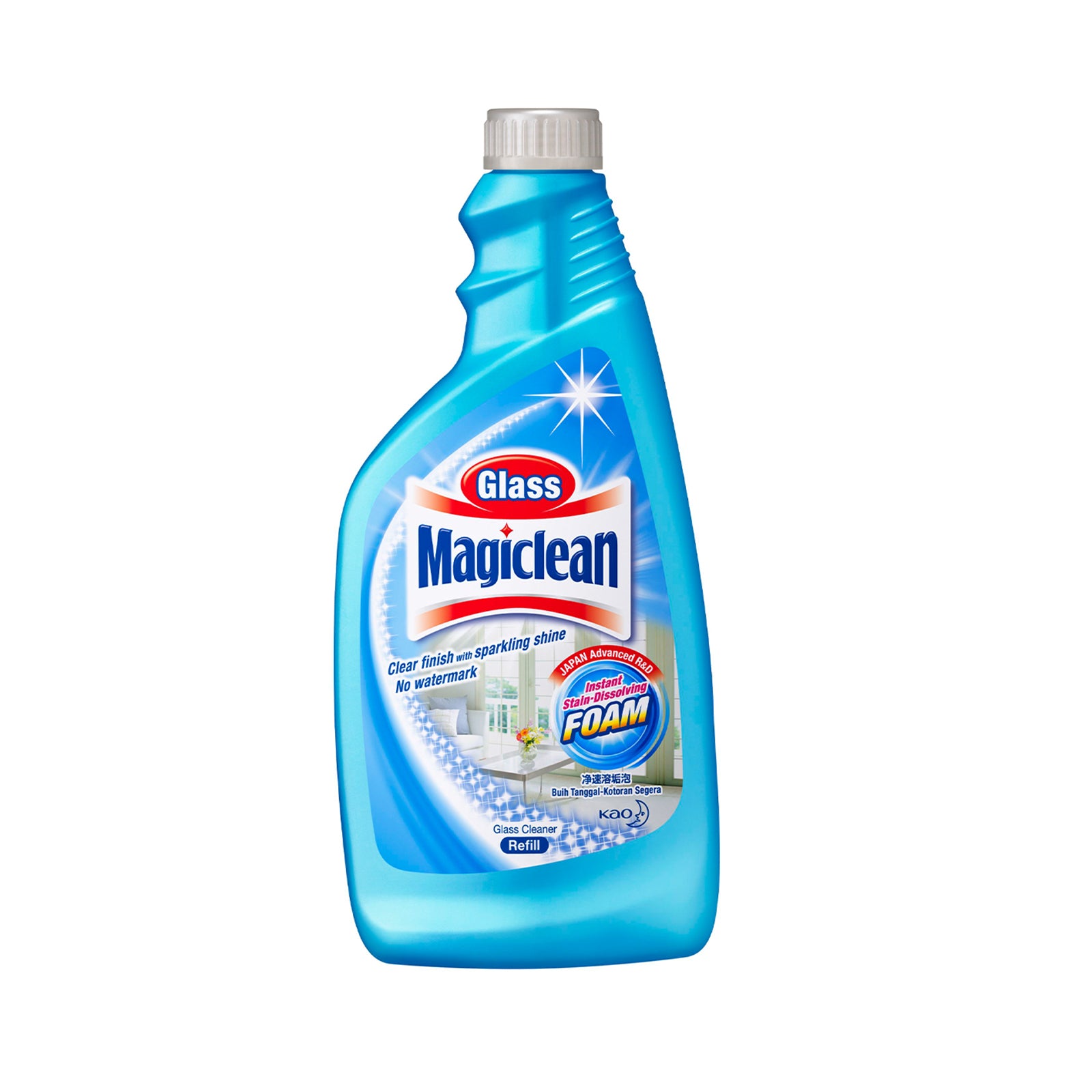 MAGICLEAN GLASS CLEANER REFILL 500ML *1