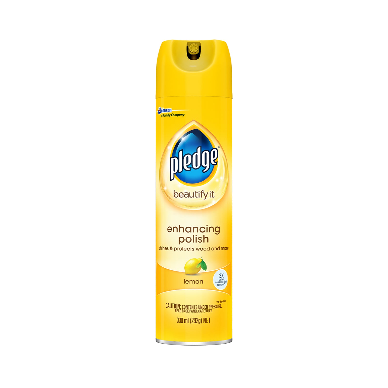 Pledge Enhancing Polish Lemon Scent 330ml