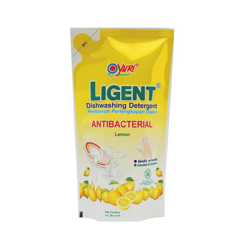 Yuri Ligent Lemon Dishwash Refill 600ml