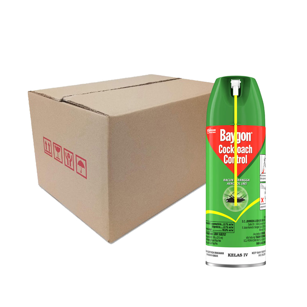 Baygon Cockroach Control Aerosol Spray 270ml