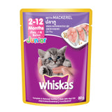 Whiskas Pouch Real Fish Kitten Mackerel 80g