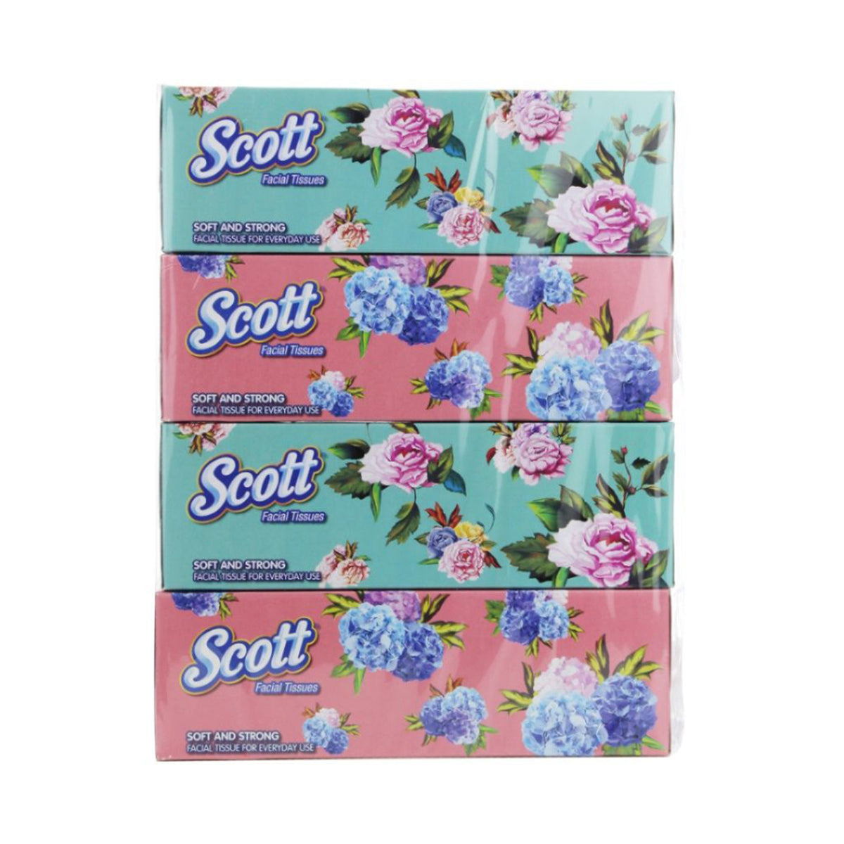 Scott Facial Tissues 80sheet x 4