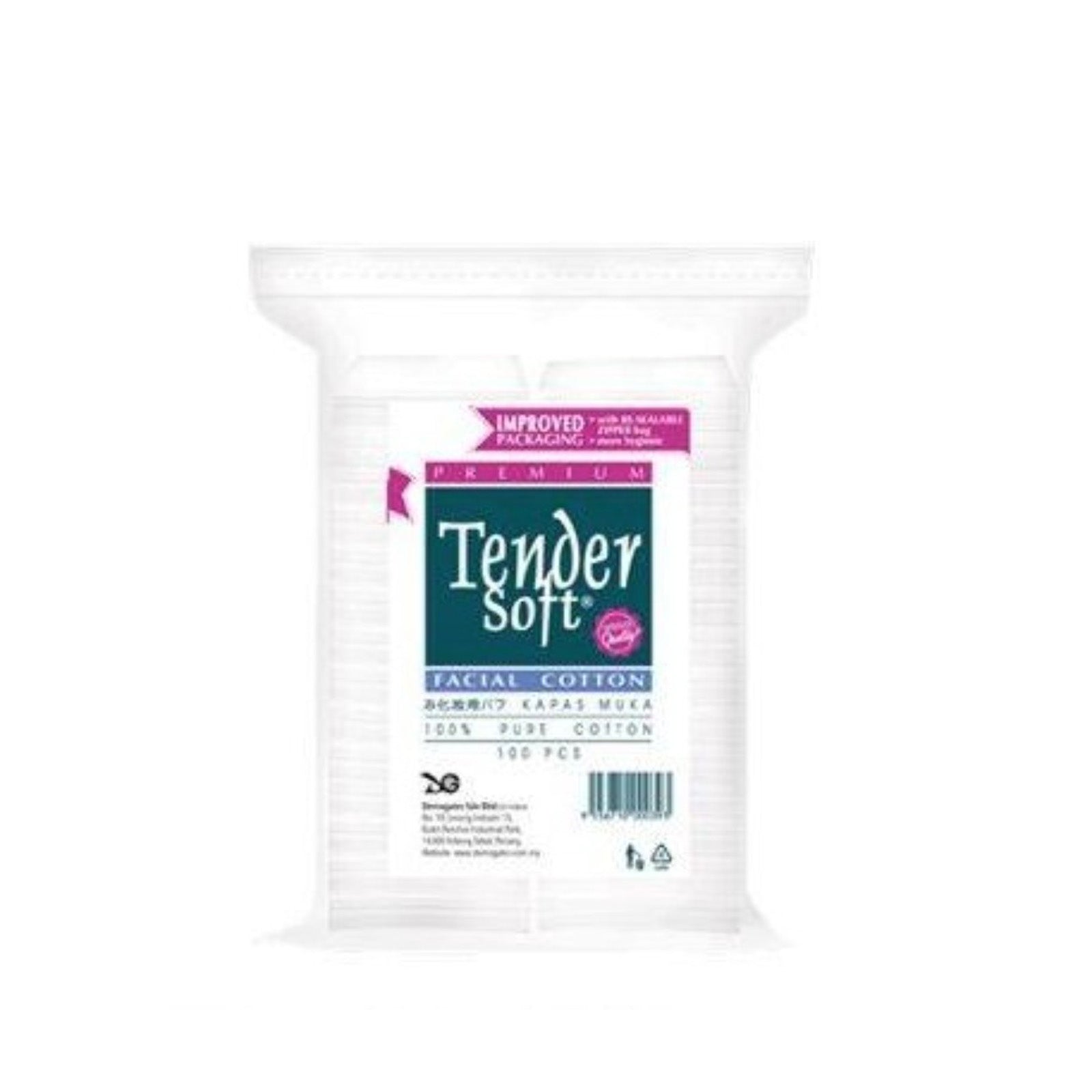 Tender Soft Facial Cotton 100pcs x 2