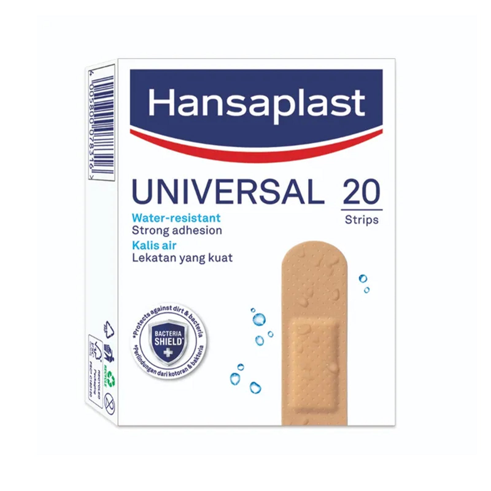 Hansaplast Universal Water-Resistant Plaster 20pcs/pack