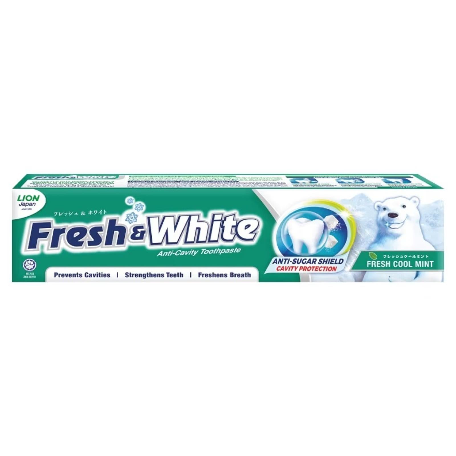 Fresh & White Toothpaste (Fcm)-Green 160g