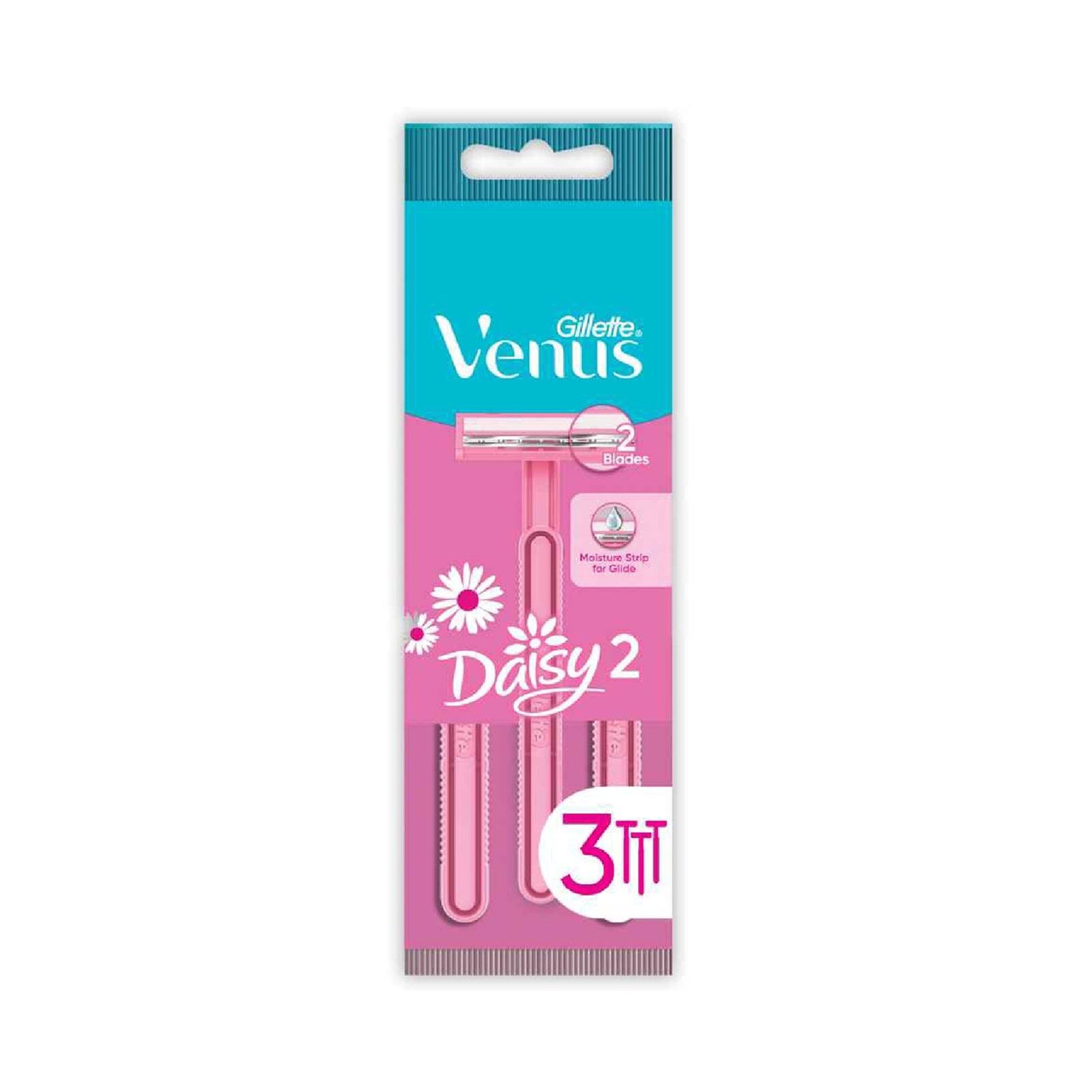 Gillette for Women Daisy Ultragrip Shaver 3pcs/pack
