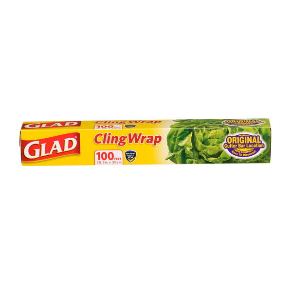 Glad Cling Wrap 100feet 30.5m x 30cm 1unit