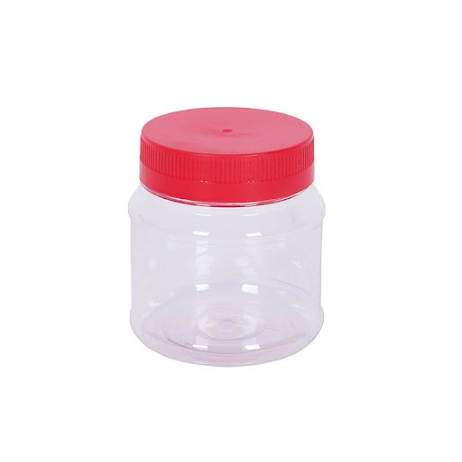PET Red Lid Plastic Container Small 1pack