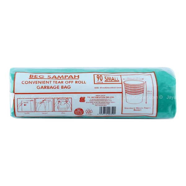 TTL HDPE Garbage Roll (Small) 47 x 54cm 90pcs/pack (highest price)