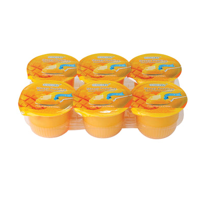Cocon Fruit Cube Pudding Mango 6pcs/pack x 118g