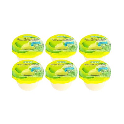 Cocon Fruit Cube Pudding Honey Melon 6pcs/pack x 118g
