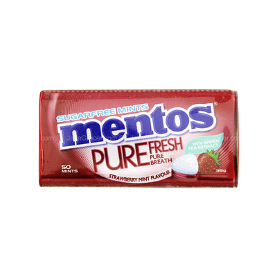 Mentos Strawberry Mint Tin 35g