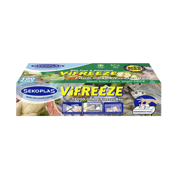 Sekoplas Bpa Free Vifreeze Bag 25 x 35cm 100pcs/pack