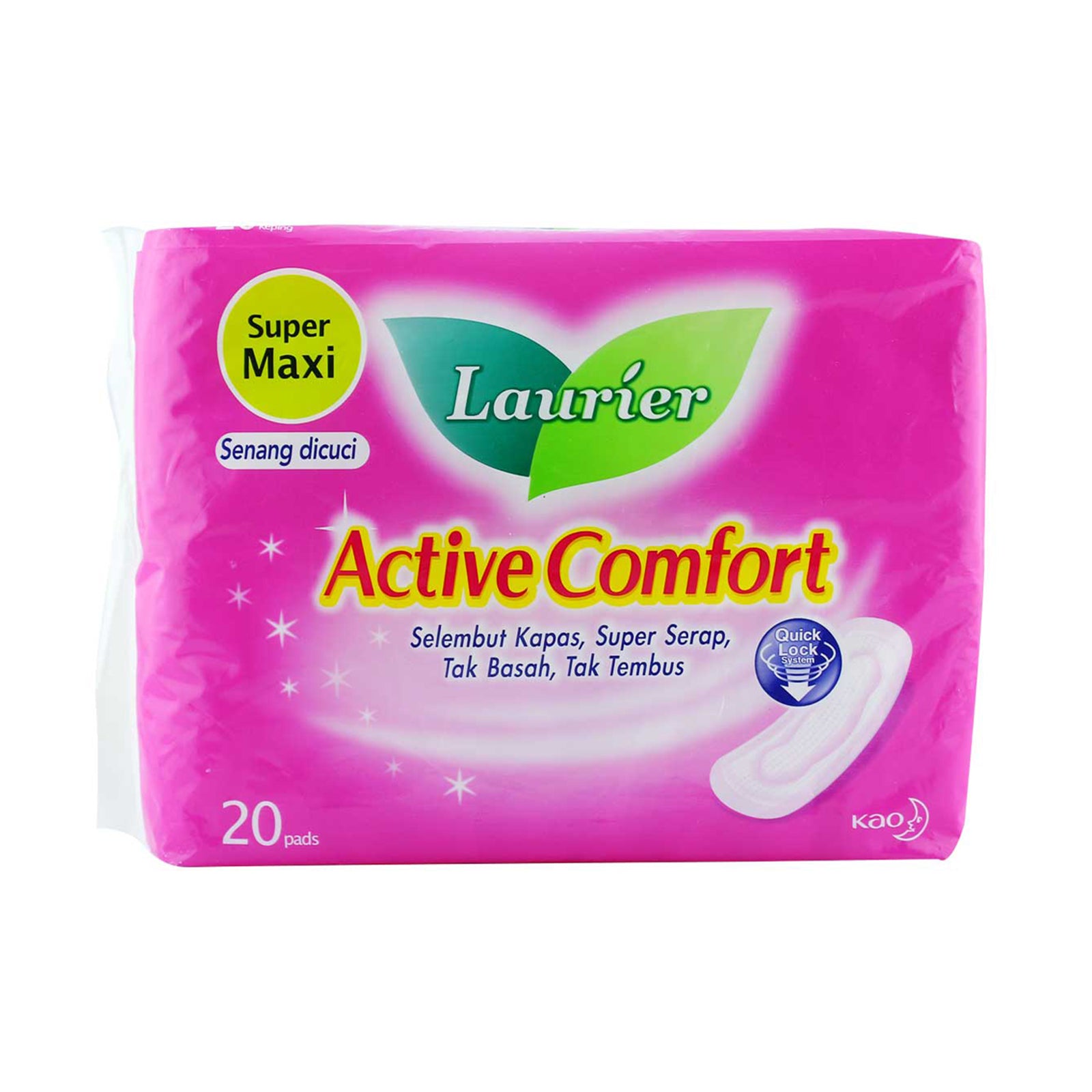 Laurier Active Comfort Super Maxi Pad 22cm x 20