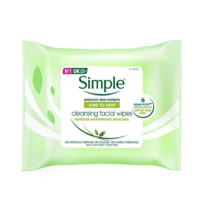 Simple Cleansing Facial Wipes 25pcs