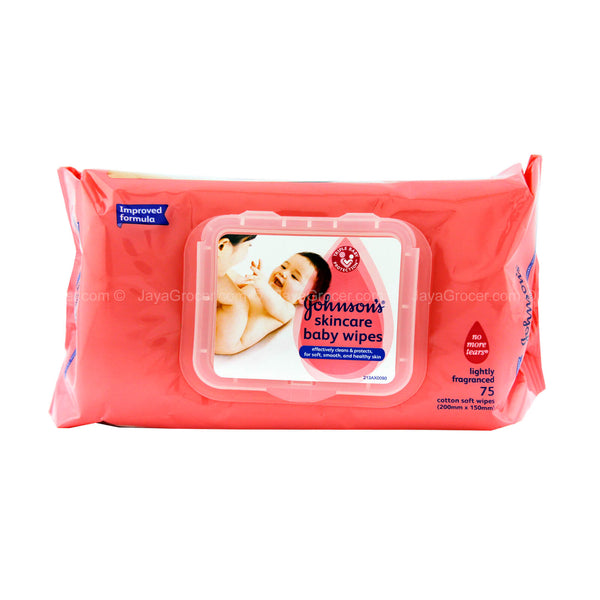 Johnson's Baby Skincare Wipe Lightly Fragranced Refill 75wipes