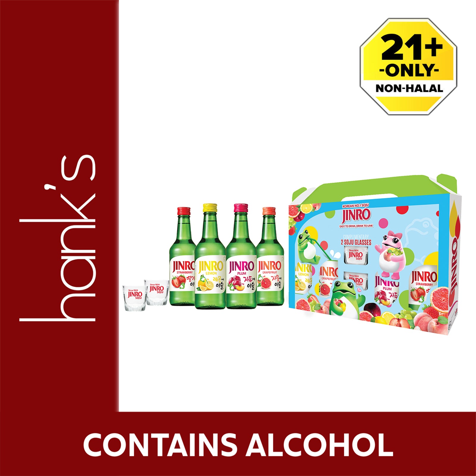 Jinro Mixed Soju Gift Pack 360ml x 4