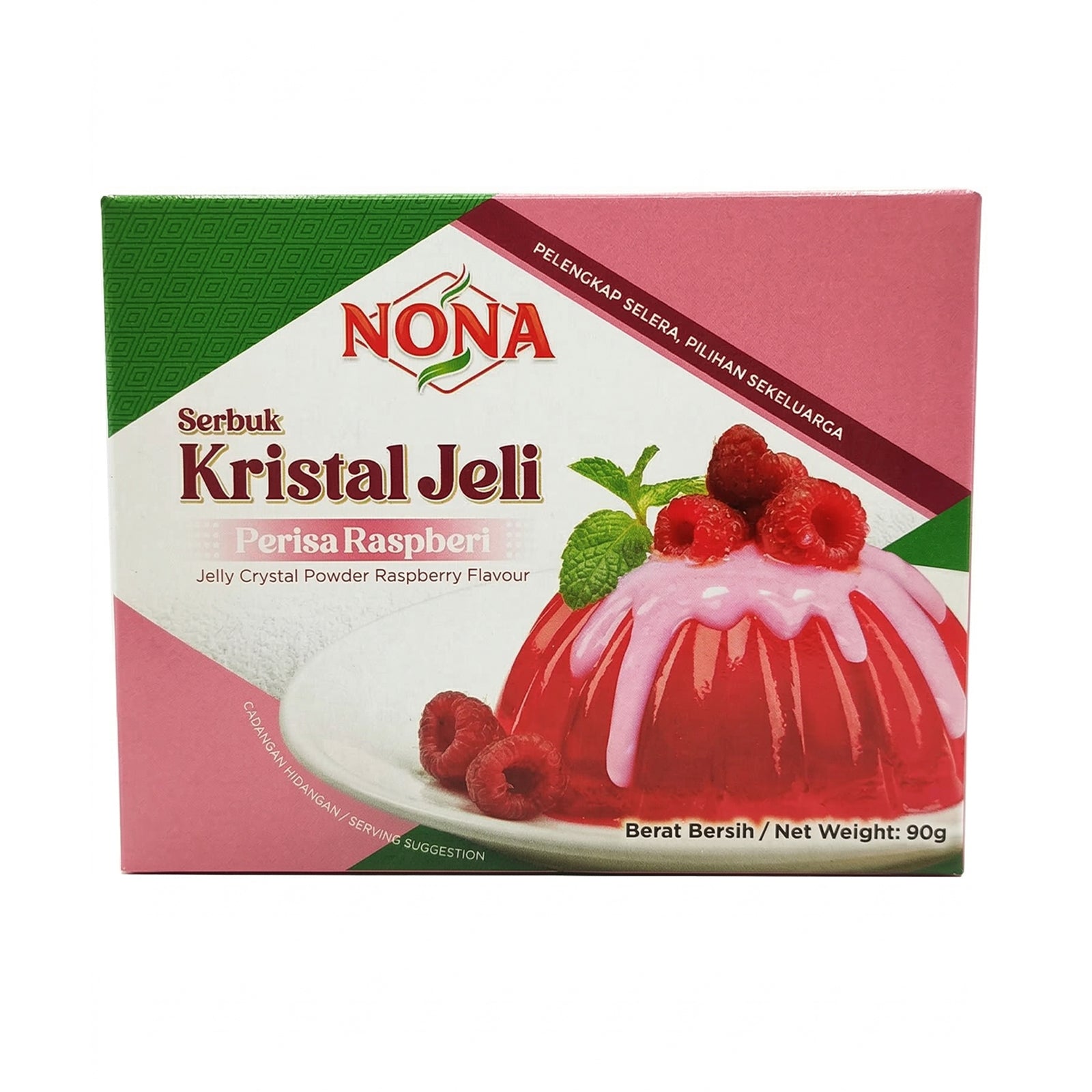 Nona Raspberry Crystal Jelly 90g – Jaya Grocer | Plaza Jelutong