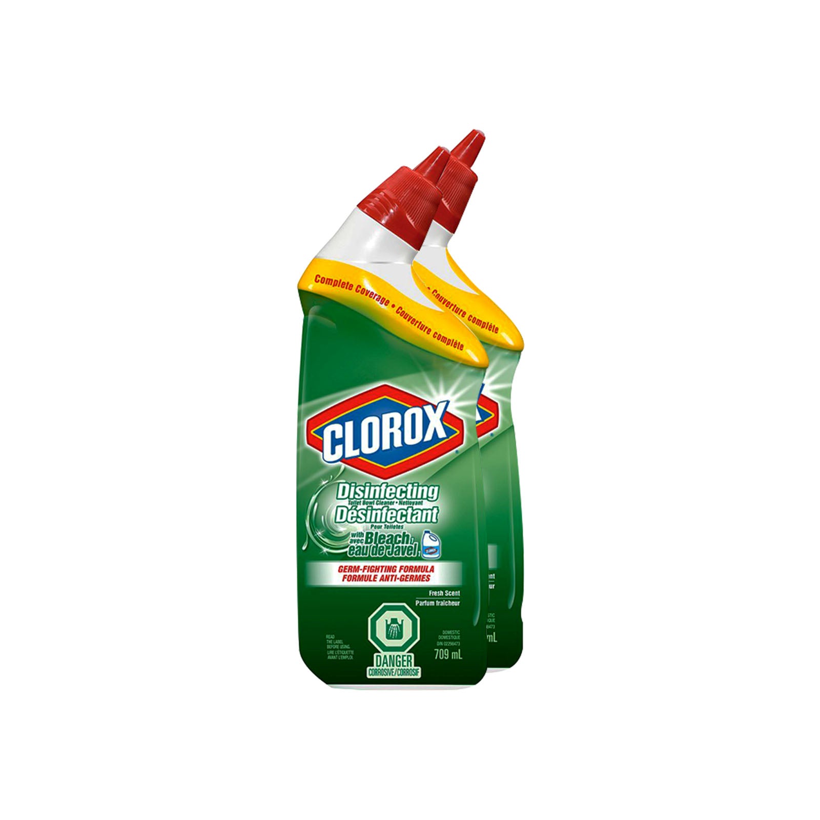 Clorox Fresh Scent Toilet Bowl Cleaner 709ml x 2