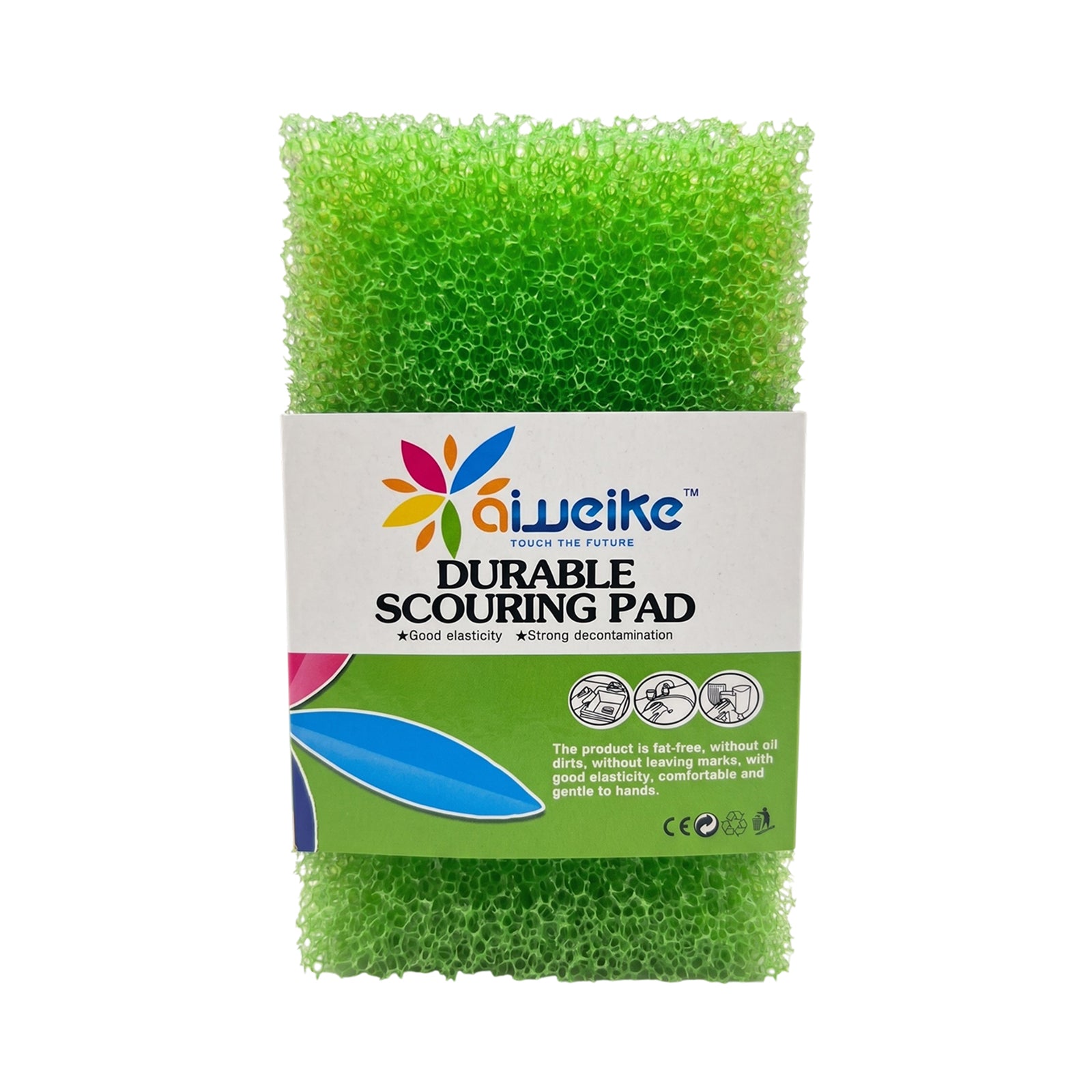 Durable Scouring Pad Col 2pcs/pack