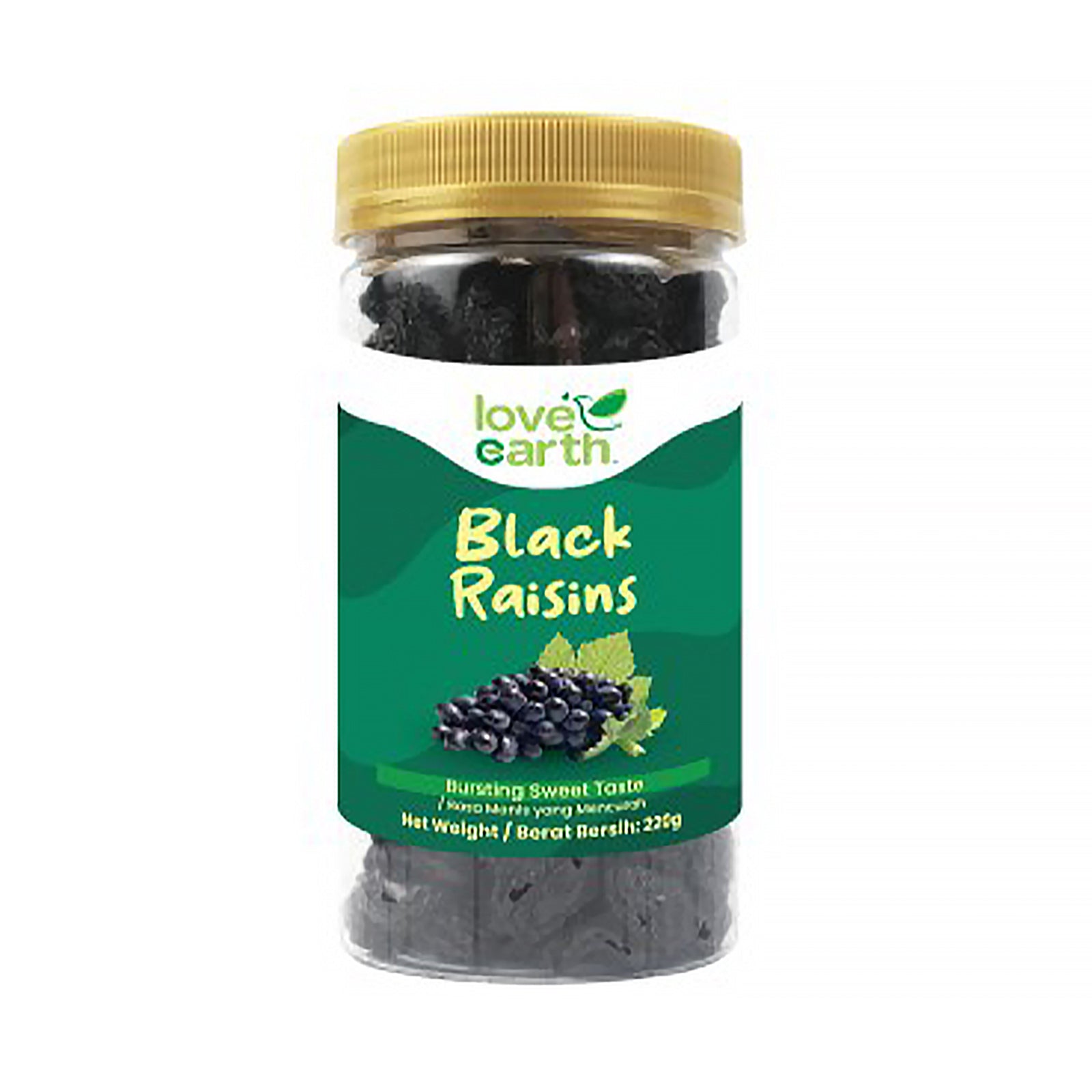 Love Earth Natural Black Raisin 220g