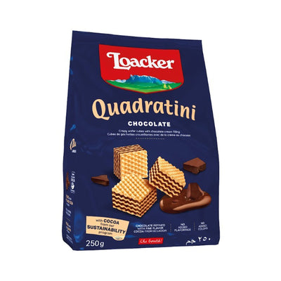 Loacker Quadratini Chocolate Biscuit 250g