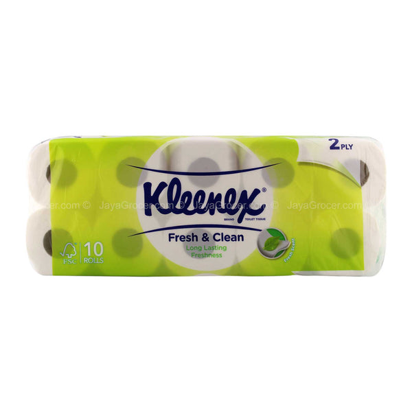 Kleenex Fresh Scent Toilet Tissues 10rolls (highest price)