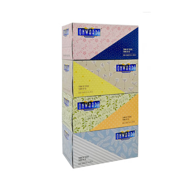 Onwards Facial Box Tissue 90pcs x 4