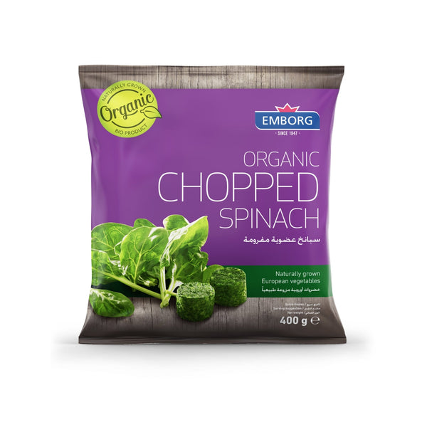 Emborg Organic Chopped Spinach  400g (highest price)