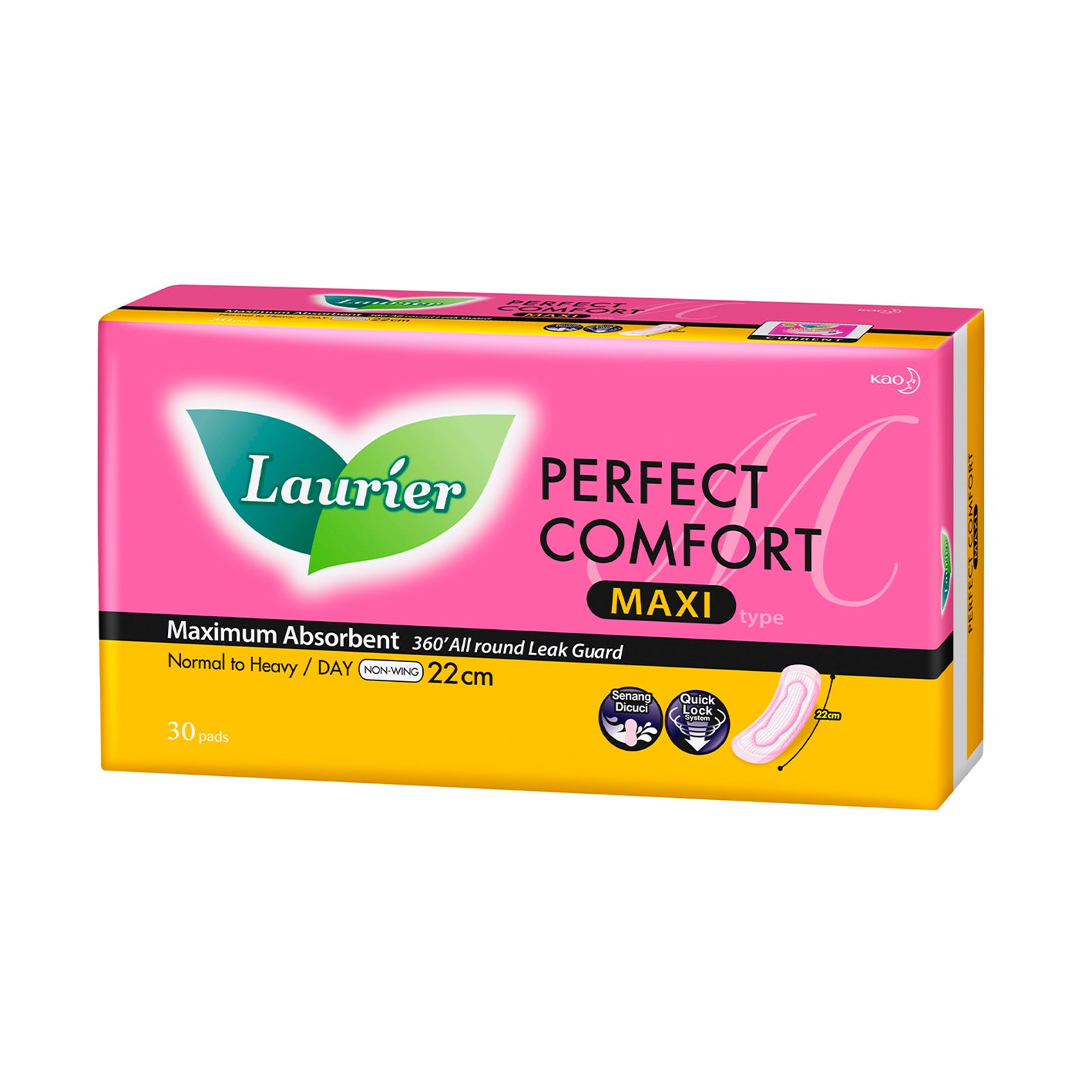 Laurier Active Comfort Super Maxi Pad 22cm x 30