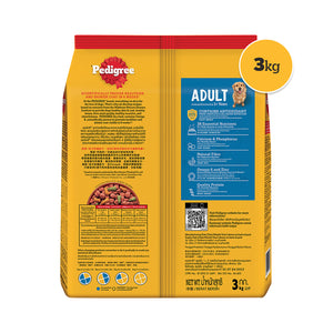 Pedigree Adult 1+ Beef & Vegetables Flavour 3kg