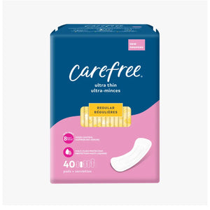 Carefree Ultra Thin Unscented 40pcs/pack