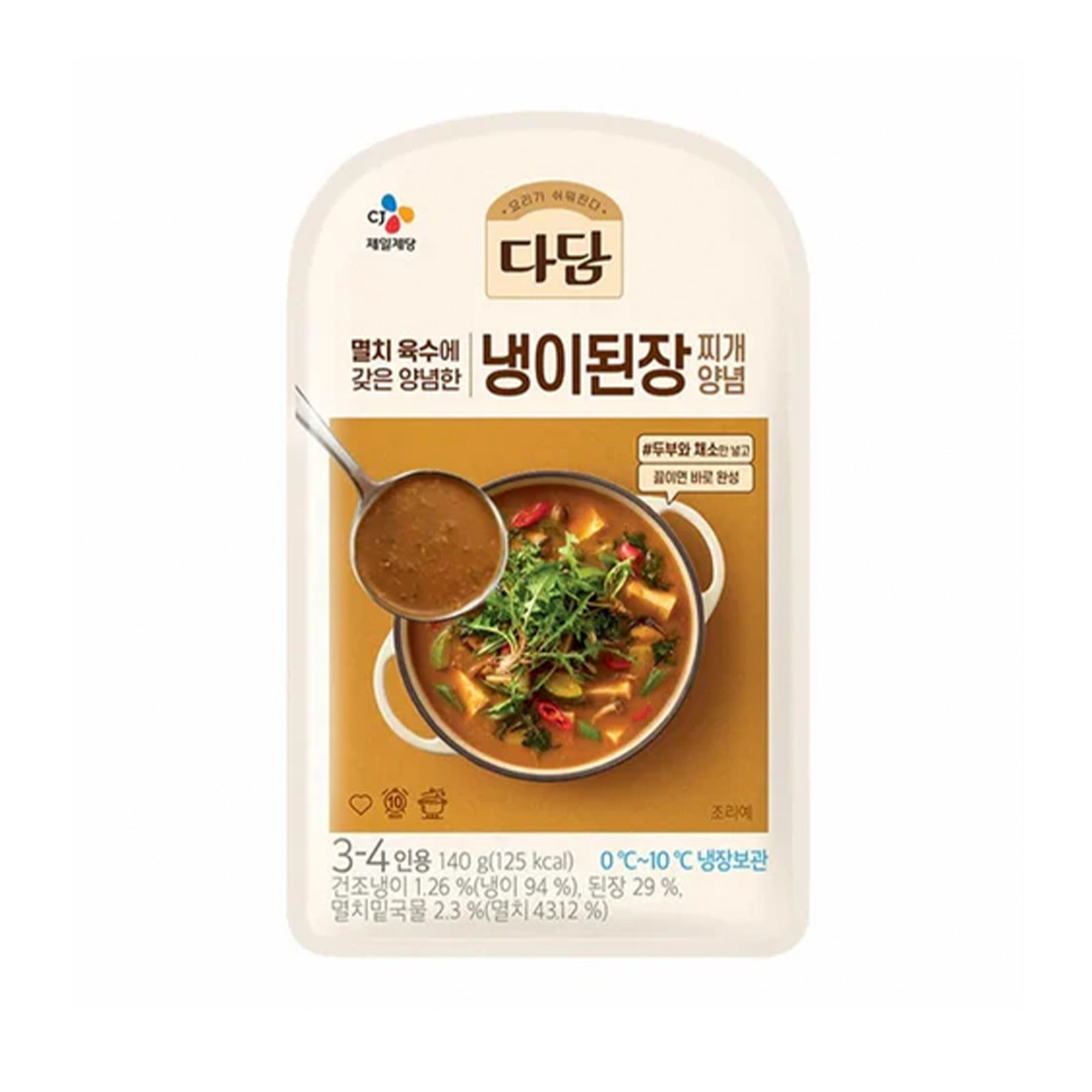 CJ Soyabean Paste For Vegetable Stew 140g