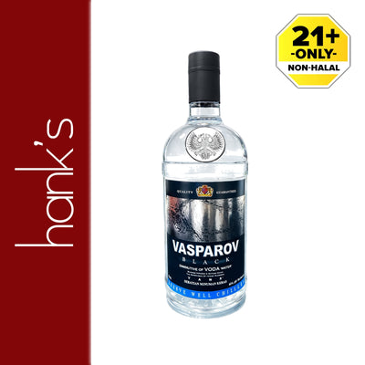 Vasparov Black Russian Vodka 40% ABV 750ml