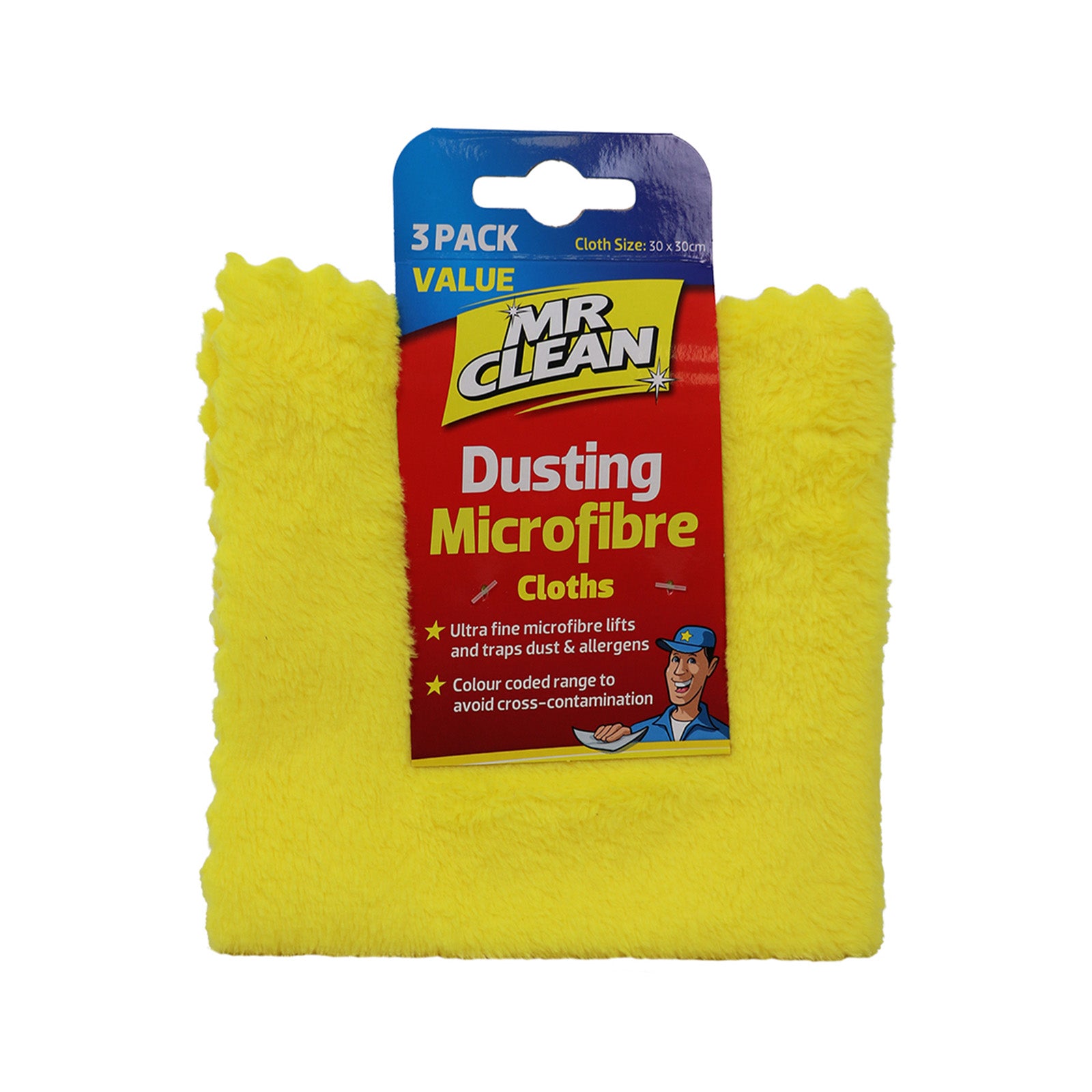 Mr Clean Dust Magnet Microfibre Mitt Yellow