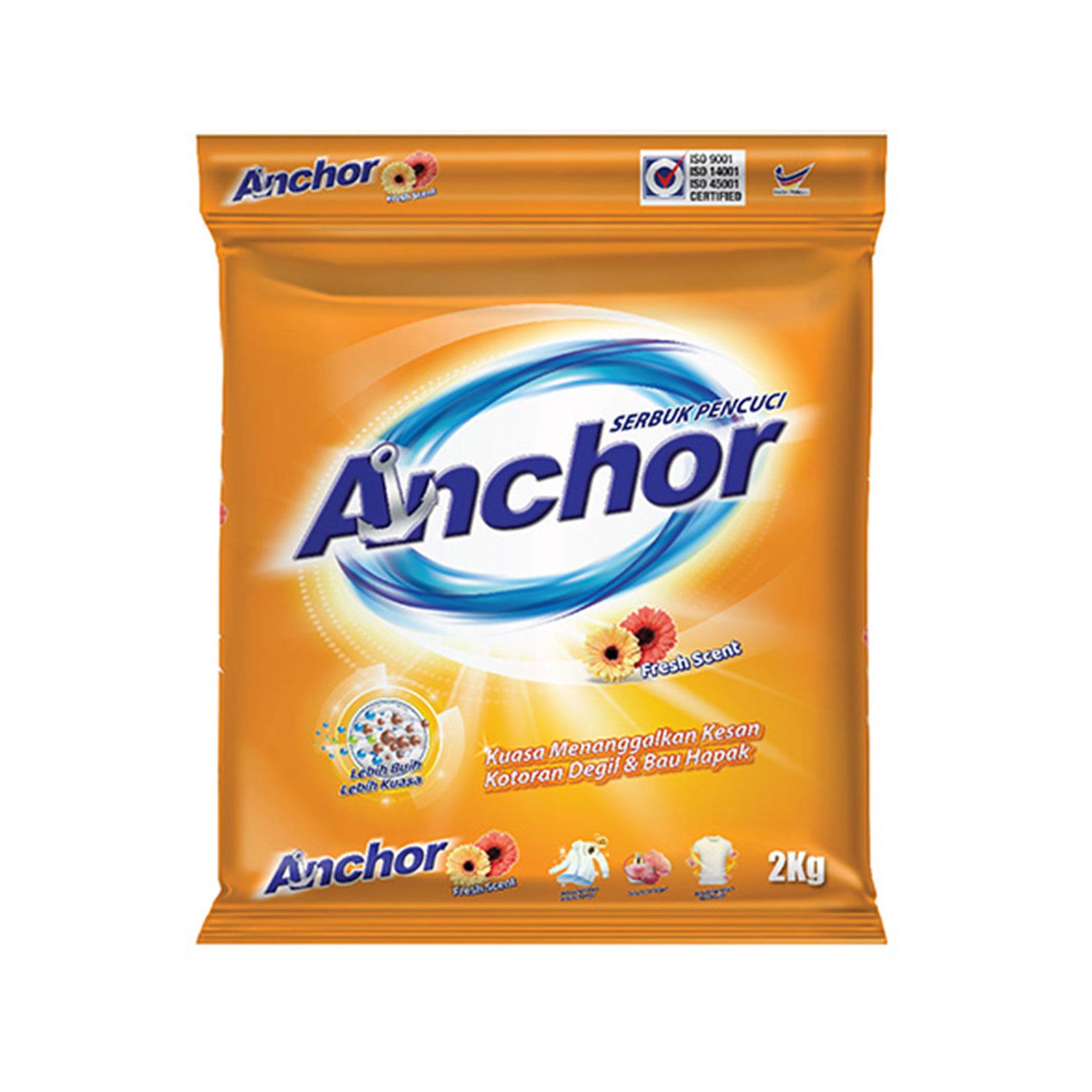 Anchor Detergent Powder Fresh Scent 2.5kg