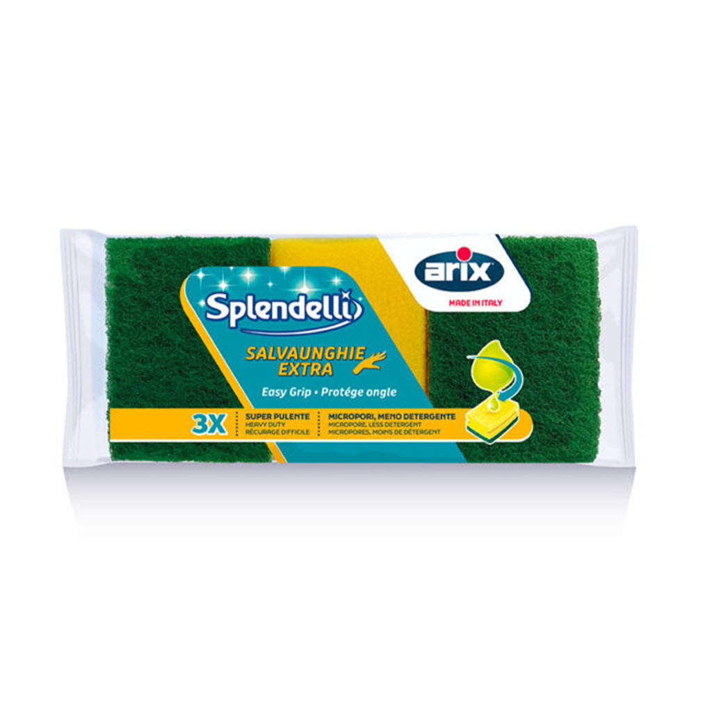 Arix Easy Grip Sponge Scourer 3pcs/pack 124