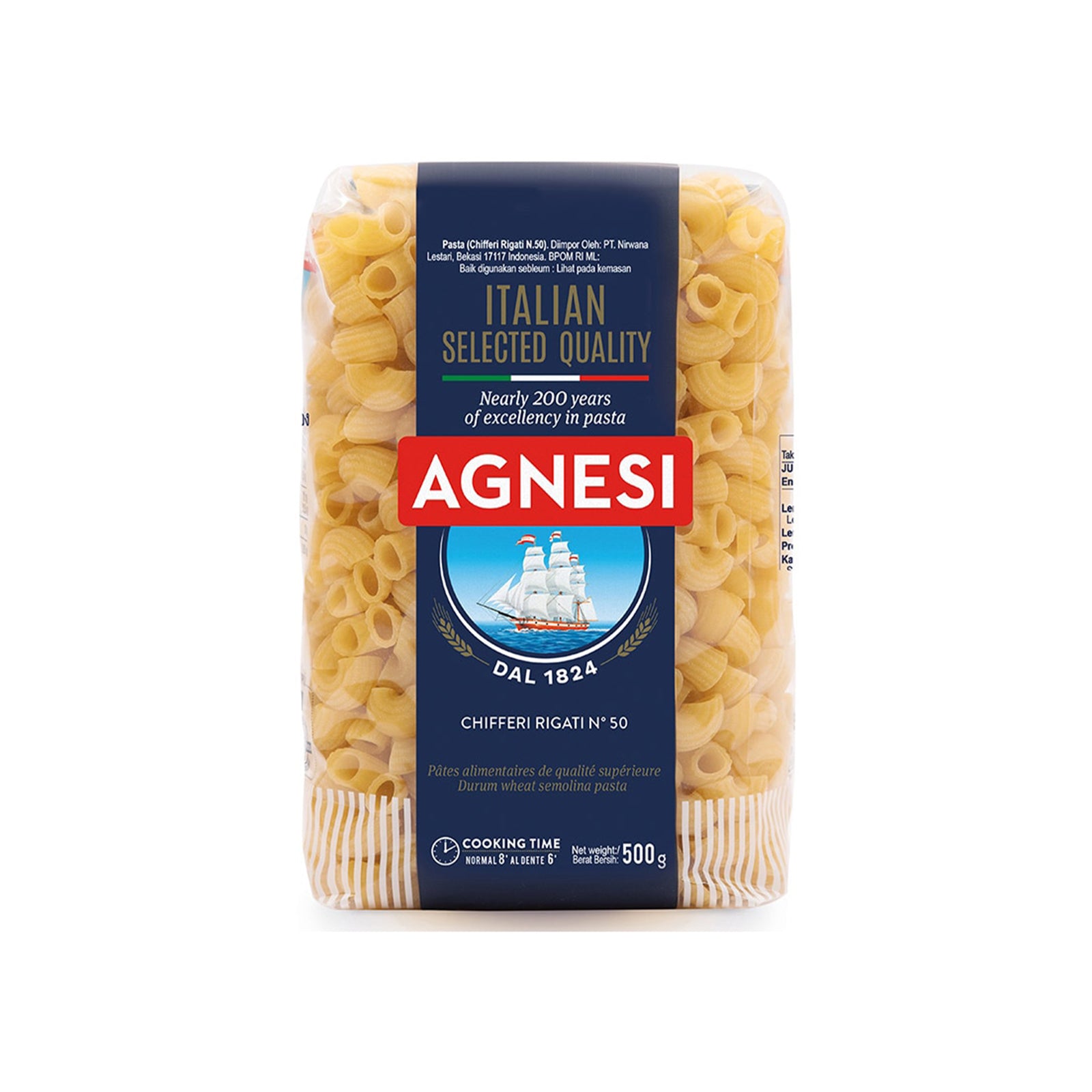 Agnesi Chifferini Rigati 500g