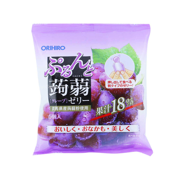 Origiro Purunto Konnyaku Jelly Grape Flavour 20g x 6 (highest price)