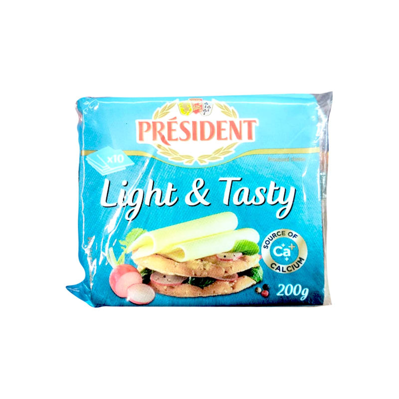 President Light Cheddar Cheese 200g