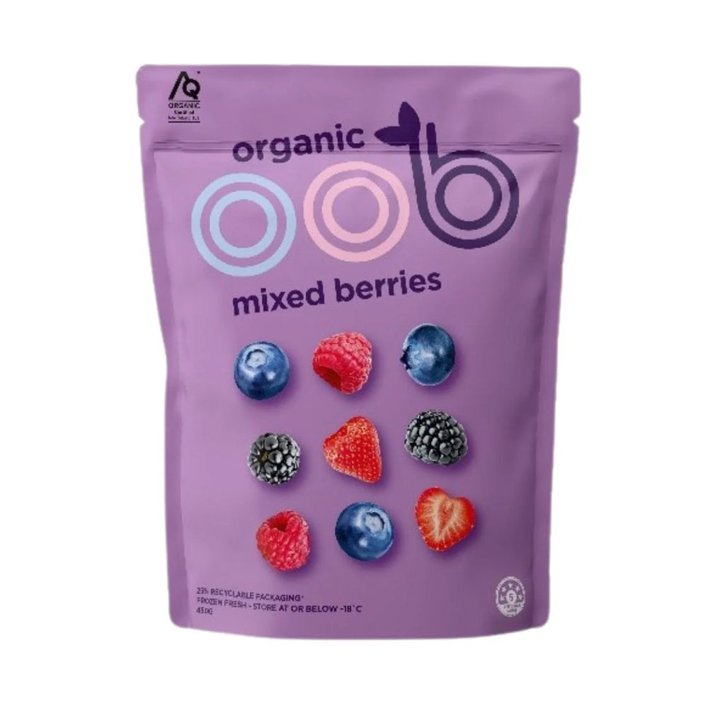 OOB Frozen Organic Mixed Berries 500g