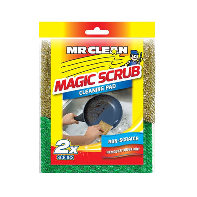 Mr Clean Magic Scrub Non Scratch Cleaning Pad 2pcs/pack