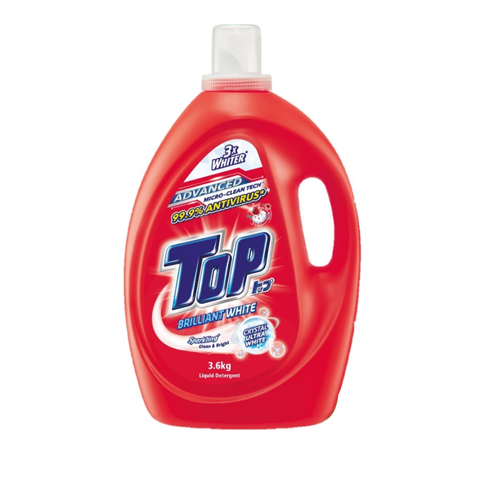 TOP Brilliant White Liquid Detergent 3.6kg