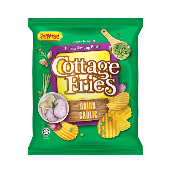 Wise Cottage Fries Onion and Garlic Potato Chips 60g (highest price)