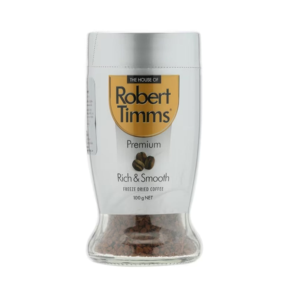 The House of Robert Timms Premium Rich & Smooth Freeze Dried Coffee 100g
